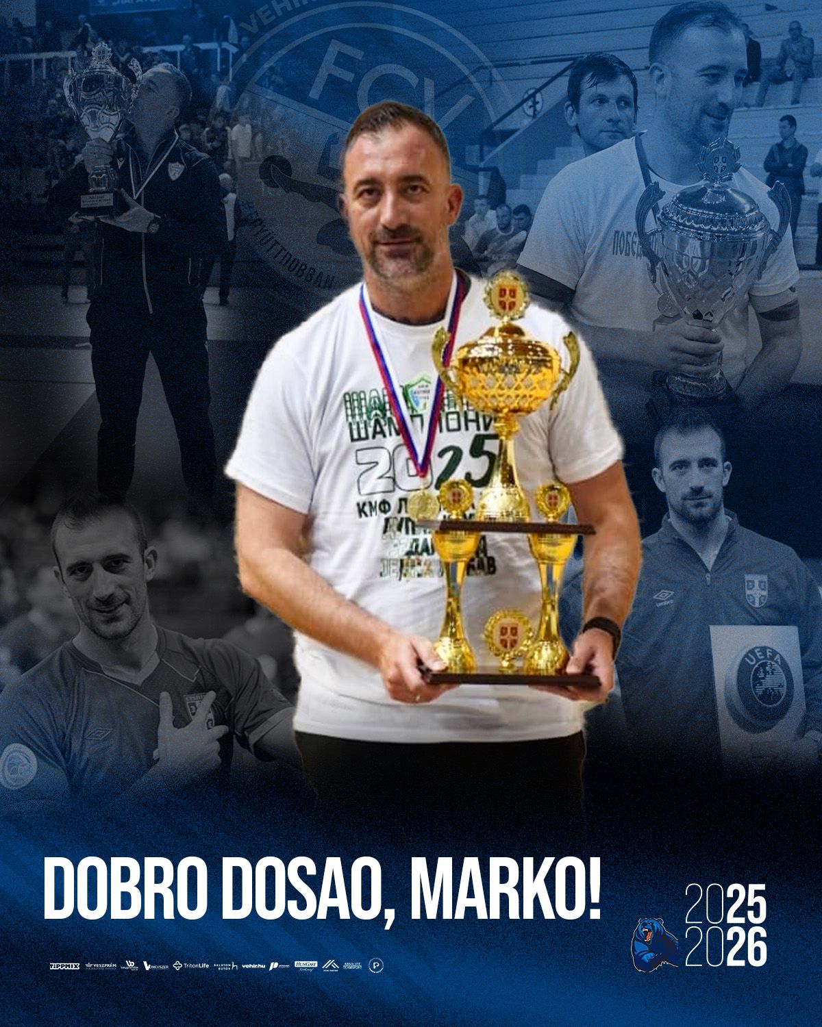 Szerb edző irányítja a jövőben az idén a Bajnokok Ligájában is érdekelt veszprémi futsalcsapatot, amelytől a spanyol Javier Rodríguez távozott.