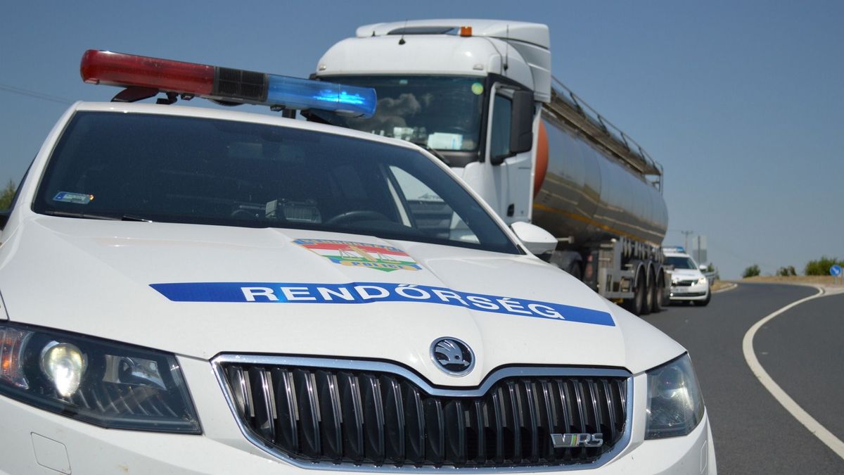 86-os főút: részeg sofőrt fogtak a rendőrök, kiakadt a szonda
