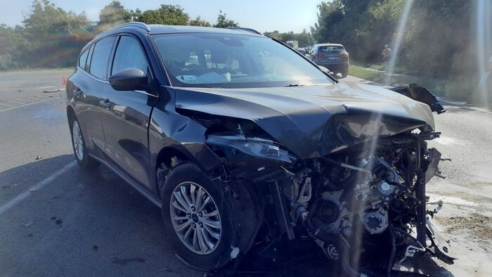 Két autó karambolozott Csopakon - helyszíni fotók