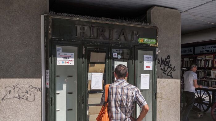 Az utolsó újságosbódé is bezárt Veszprém belvárosában