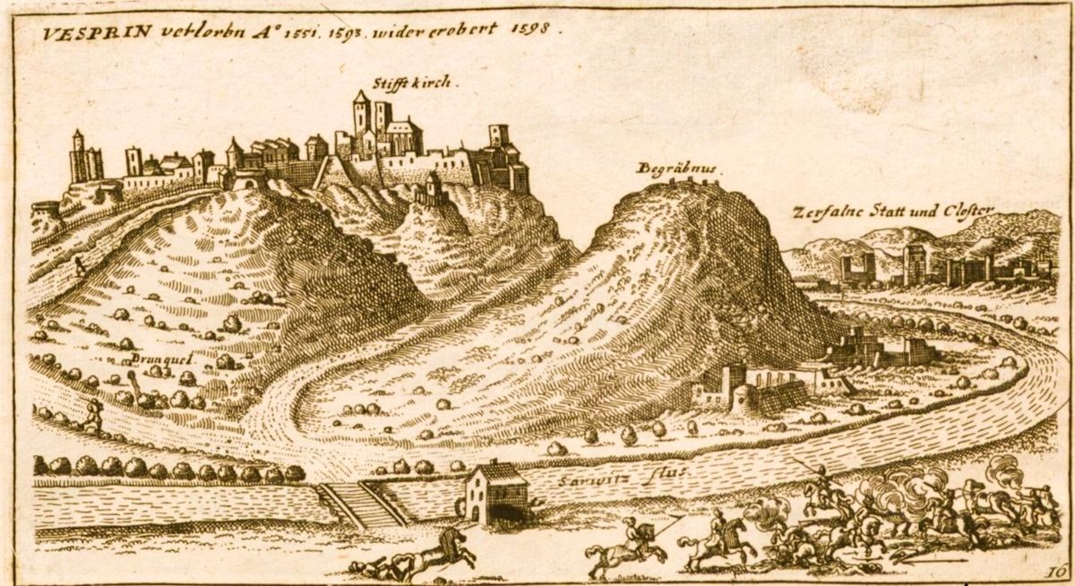 A Séd-patak fölé magasodó veszprémi várhegy évszázadokon át őrködött a térségben– a szent városok nyomában