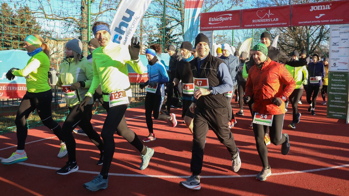 Hideg, hangulat, fantasztikus eredmények – ilyen volt a szilveszteri futás Veszprémben (+ képek)