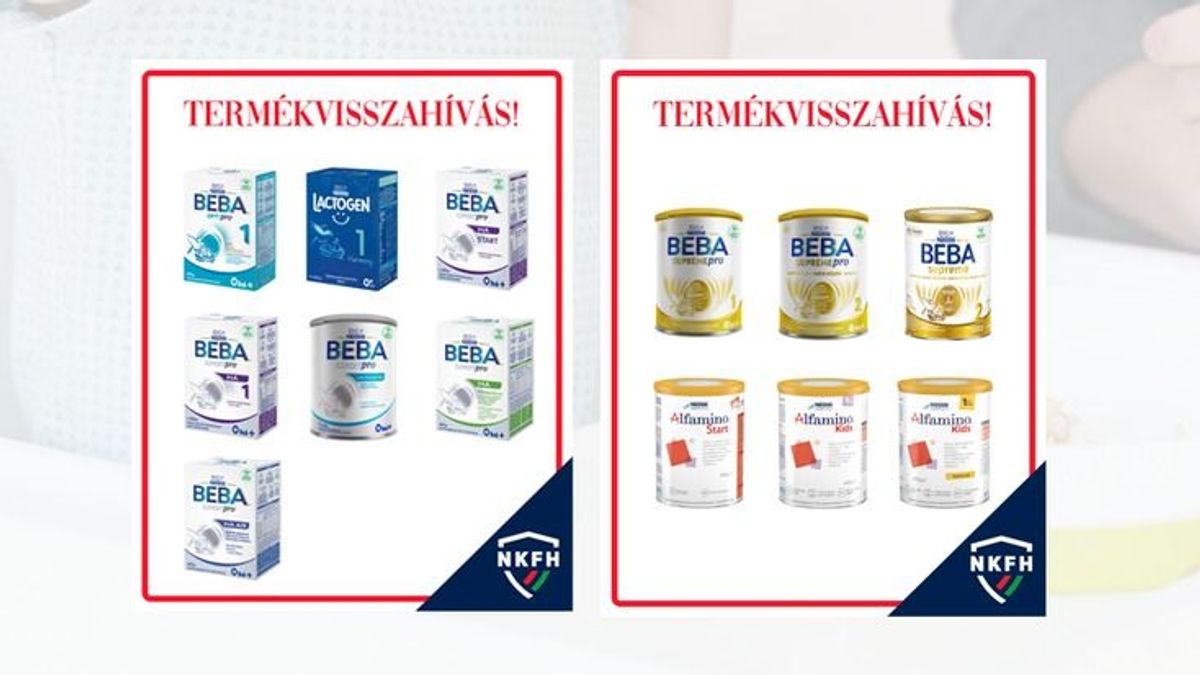 Termékvisszahívás: több bébitápszer is veszélyes lehet!