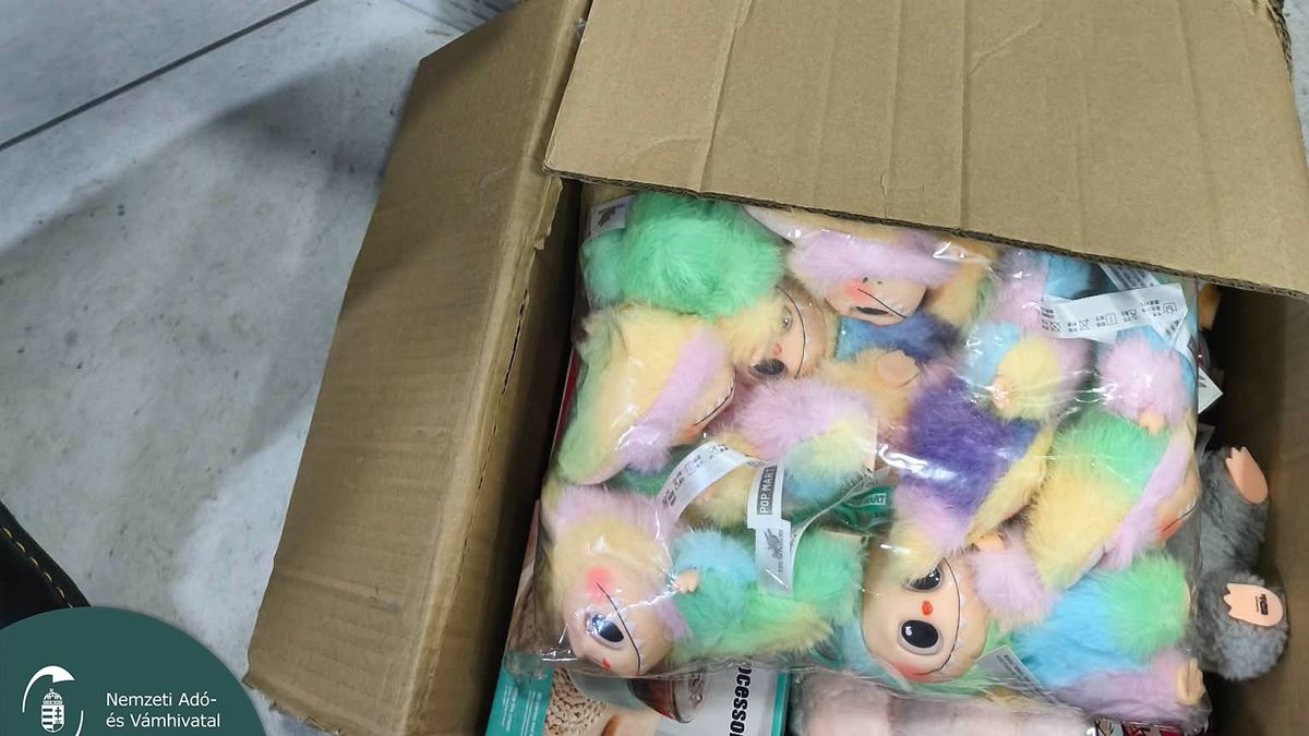 Gigászi NAV-fogás: egy hétig számolták a hamis Labubukat