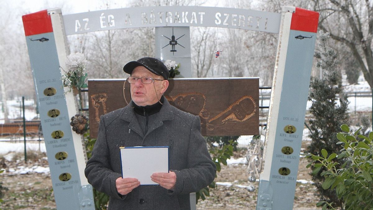 A levegő hőseire emlékeztek Balatonalmádiban