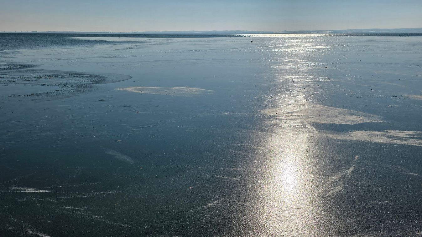 Befagyott Balaton: még mindig életveszélyes