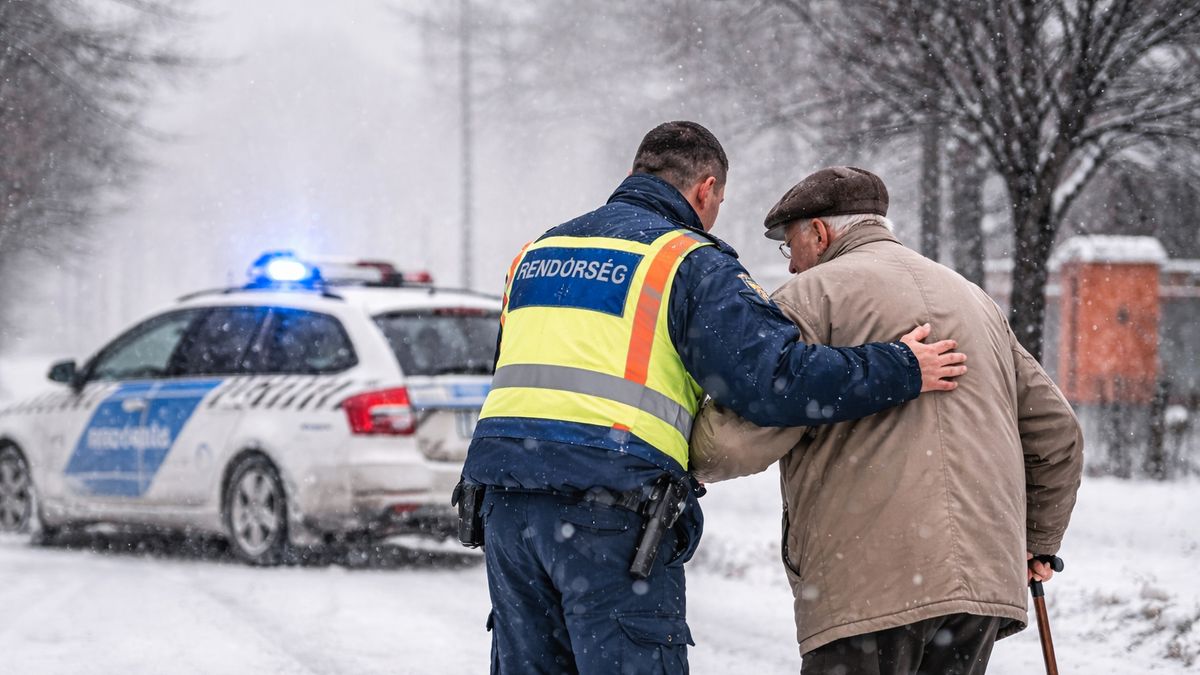 Eltűntnek hitték, pedig csak eltévedt – Az ajkai rendőrök segítettek egy idős férfinak