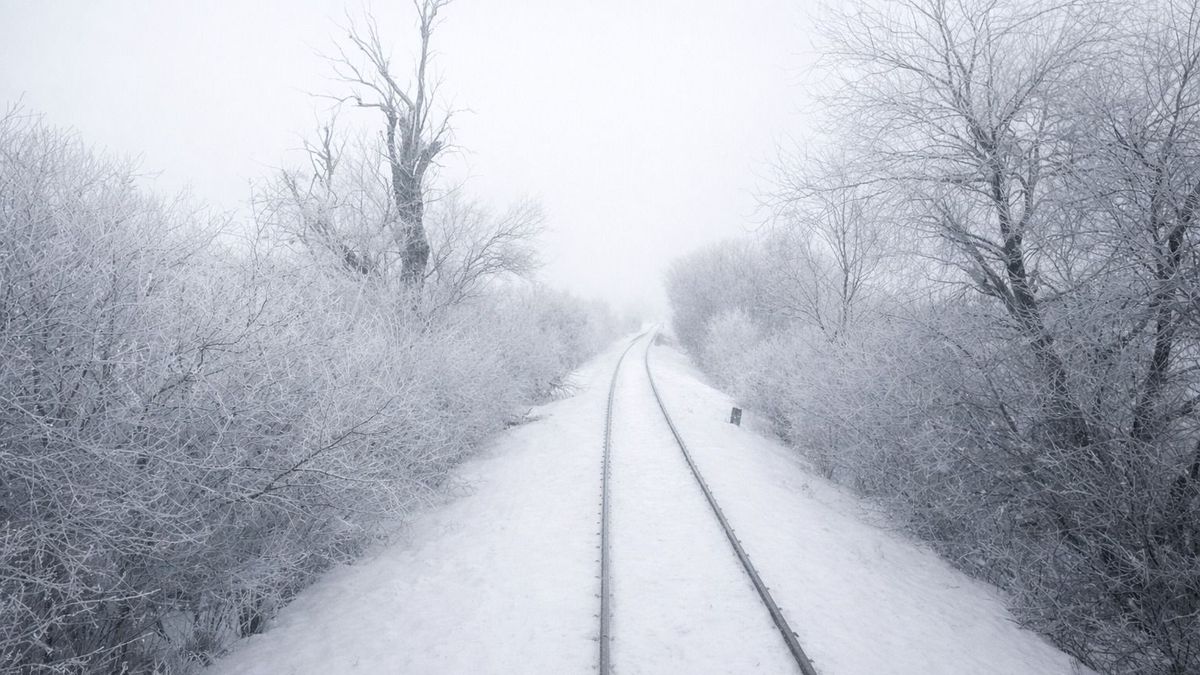 Mesevilággá változott a bakonyi táj: hó és zúzmara a Zirc–Győr vasútvonalon (galéria + videó)