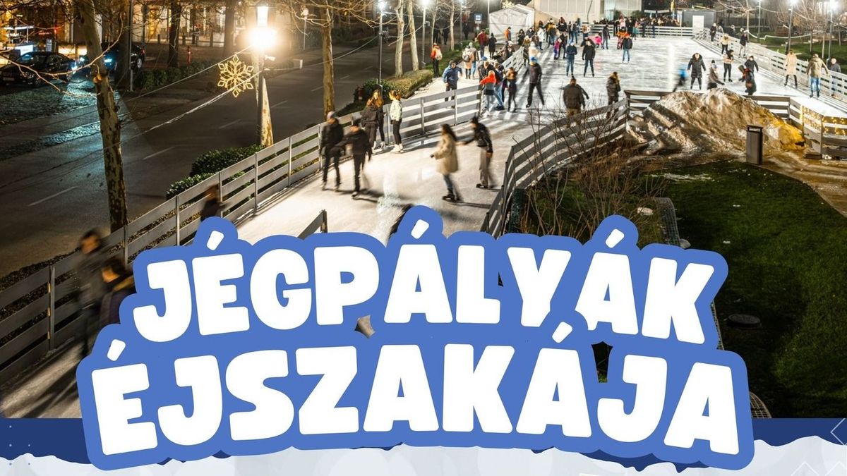 Korcsolyázás és fényshow Balatonfüreden a Jégpályák éjszakáján!