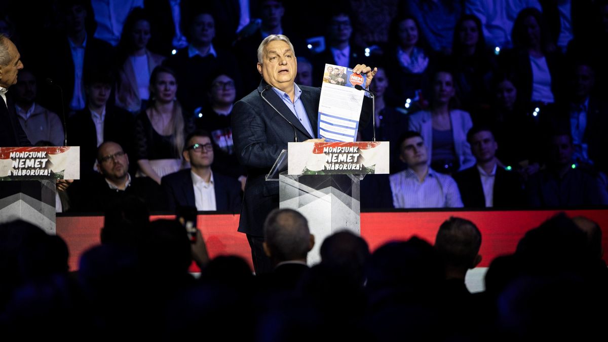 Orbán Viktor: Ukrajna lesz a választási kampány egyik központi kérdése
