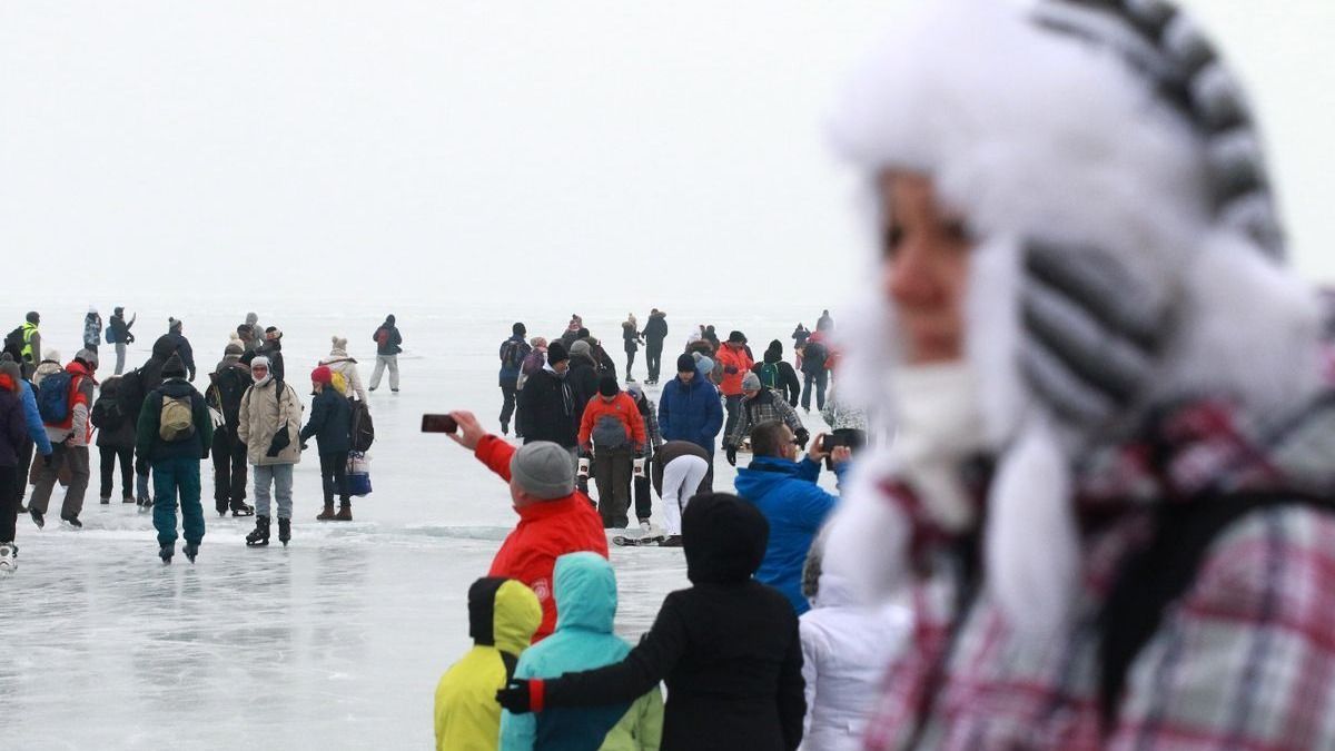 Balaton-átcsúszás: az ötletgazda nyilatkozott, alkalmas-e a jég a tömegsporthoz (videó)