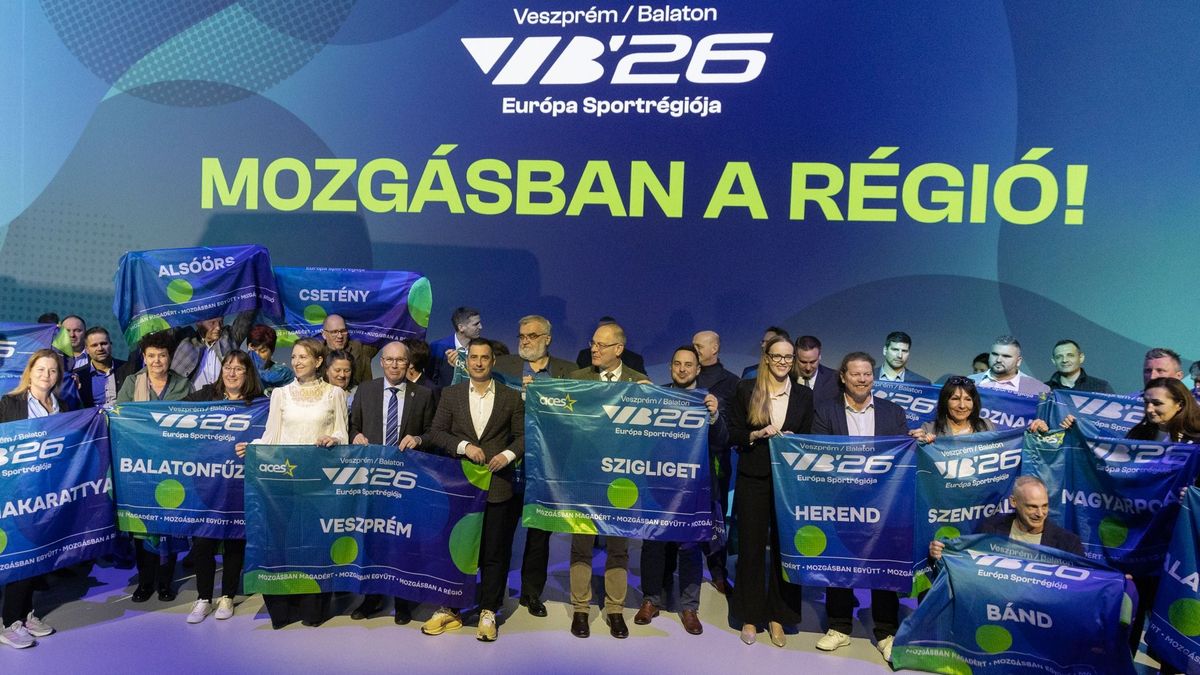 Hivatalosan is elindult a Veszprém-Balaton 2026 Európa Sportrégiója Év +képek, videó!