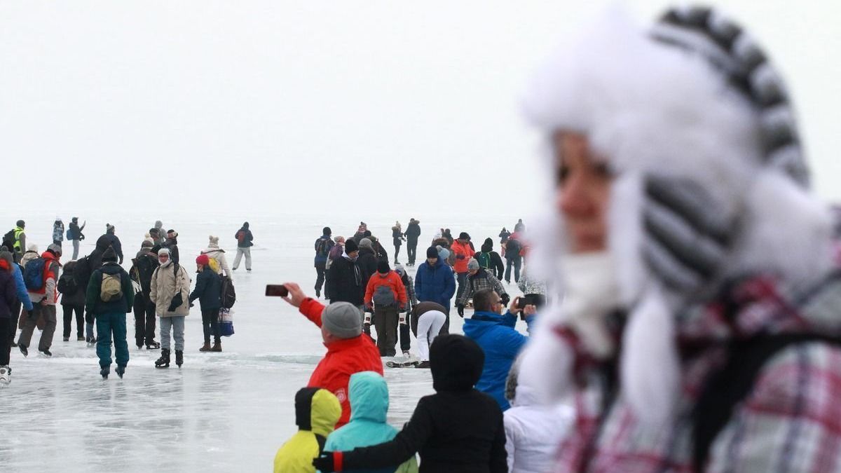 Továbbra is bizonytalan a Balaton-átcsúszás: friss helyzetjelentés érkezett a jégről