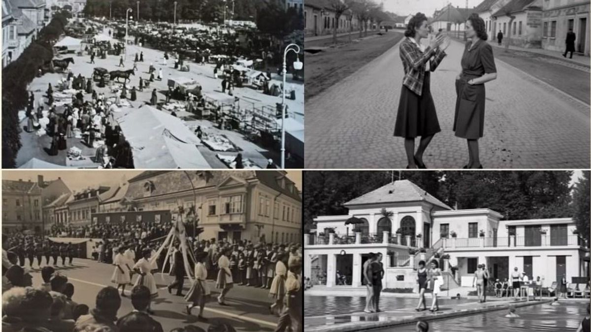 Különleges videón a múlt századi Pápa