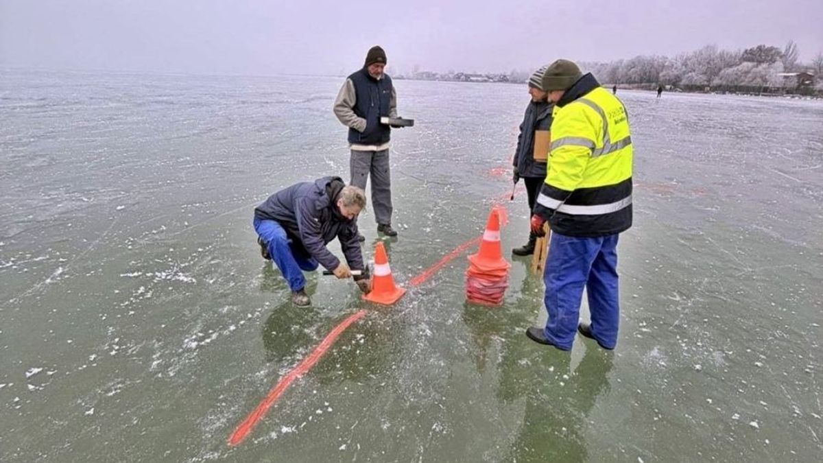 Füreden hivatalos: biztonságos a jég, lehet korcsolyázni a Balatonon, mutatjuk, hol!