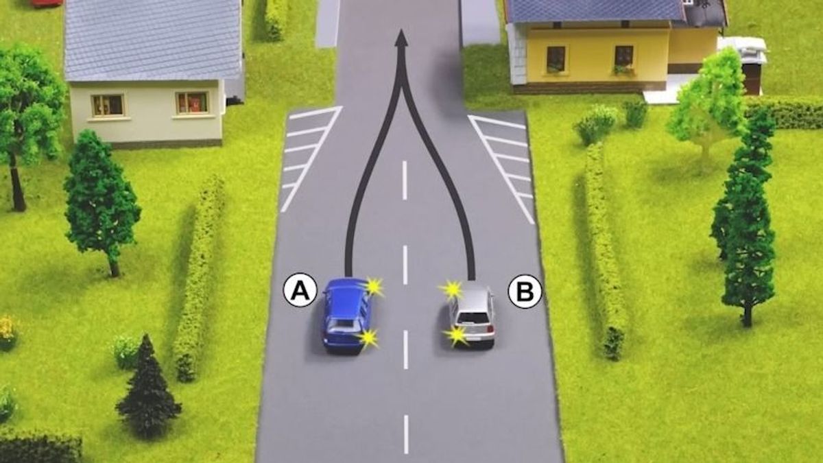 Ez a közlekedési helyzet totálisan megzavarja a sofőröket – te tudod a helyes választ?