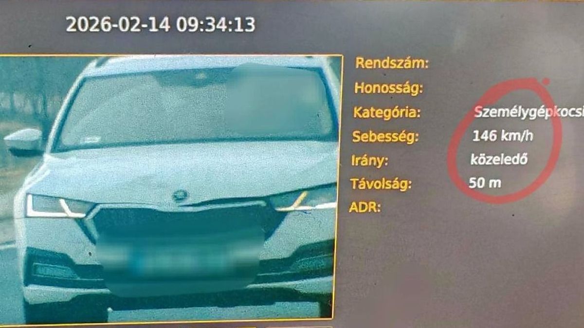 Brutális tempó a 710-es úton: 146-tal repesztett egy Skoda – Két óra alatt 26 gyorshajtót mértek be