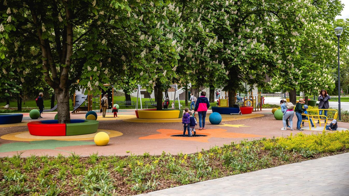 Így változott át Veszprémben a régi liget Zöld Várossá