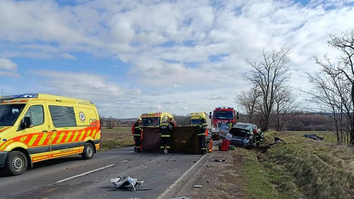 Feszítővágóval szabadították ki a sérült sofőrt – helyszíni fotók