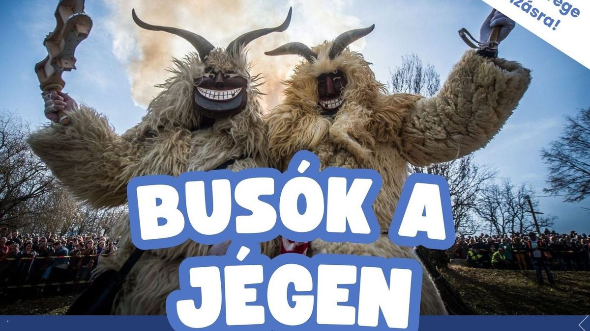 Busók és korcsolya – farsangi hangulat a balatonfüredi jégpályán