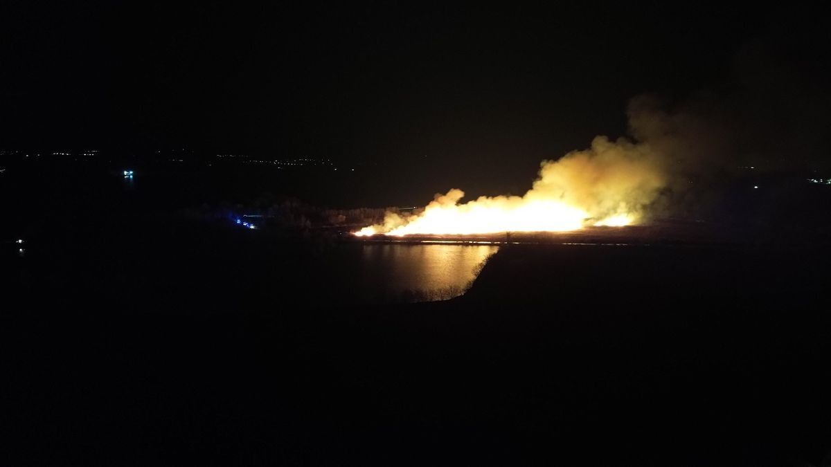 Brutális tűz tombolt a Balatonnál, az északi partról is látták a lángokat +videó