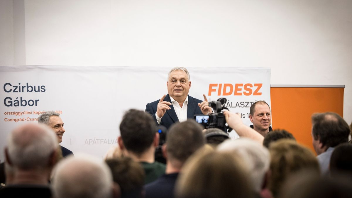 Orbán Viktor: ha a Tisza nyer, akkor a brüsszeli tervek mind zöld utat kapnak