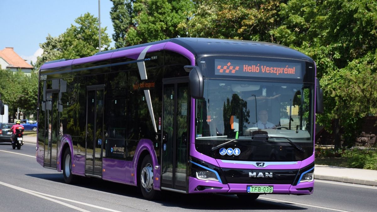 Március elsejétől jelentős menetrendi finomhangolást vezet be a V-Busz Veszprémben