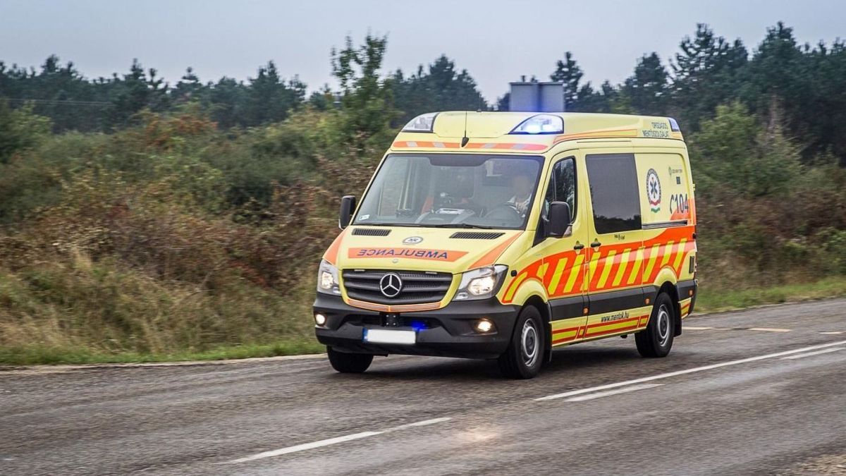 Lesodródott az útról egy autó a 834-es főúton