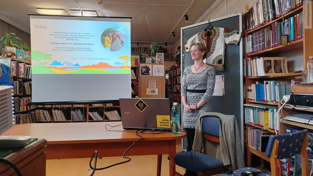 Diána Afrikában önkénteskedett