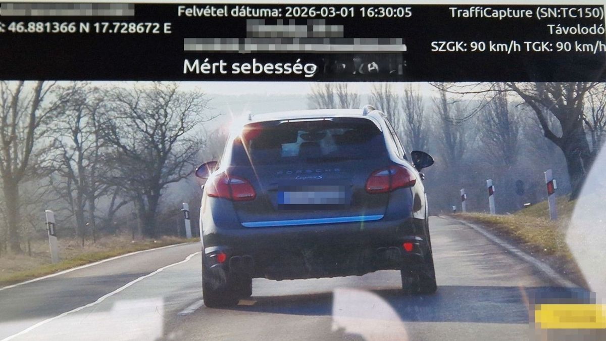 Rálépett a gázra, jött a büntetés – Újabb száguldót kaptak el a 71-esen