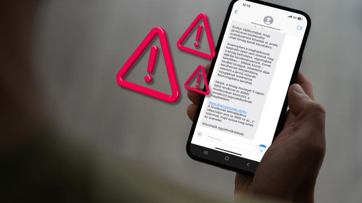 Ne kattintson! Csaló SMS-ekkel verik át az autósokat
