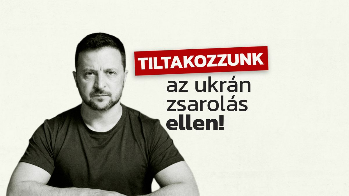 Beszédet mond Szijjártó Péter és Bárdosi Sándor az ukrán zsarolás elleni tüntetésen