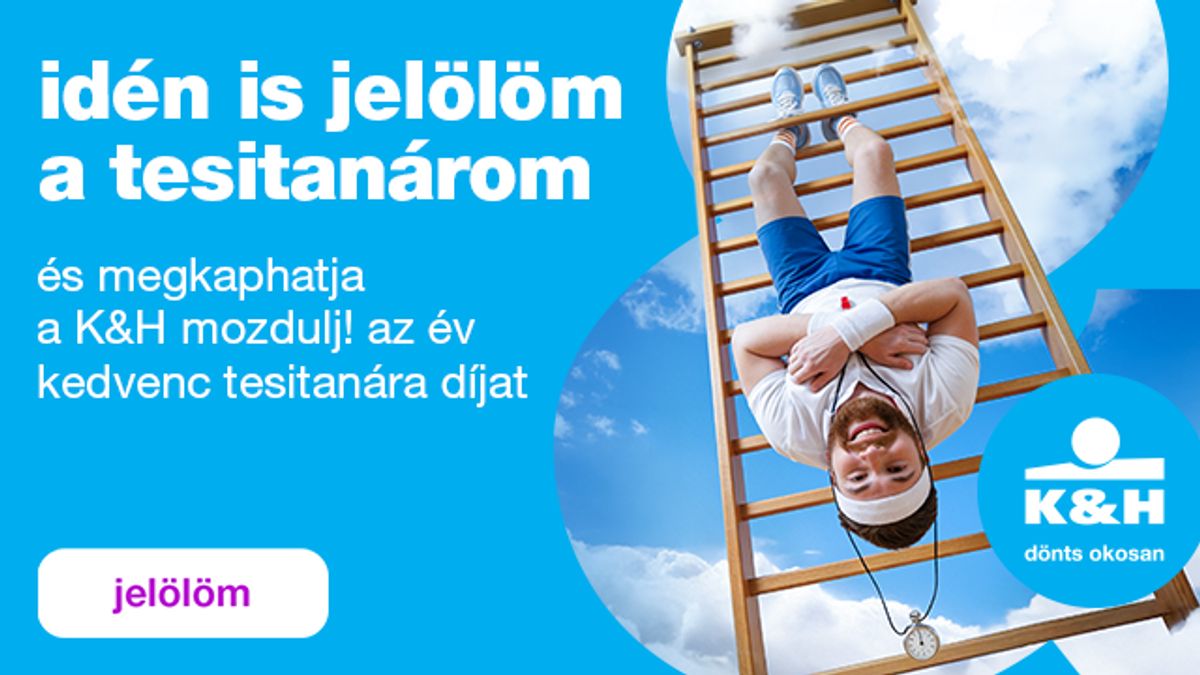 Indul a K&H mozdulj! az év kedvenc tesitanára 2026 választás
