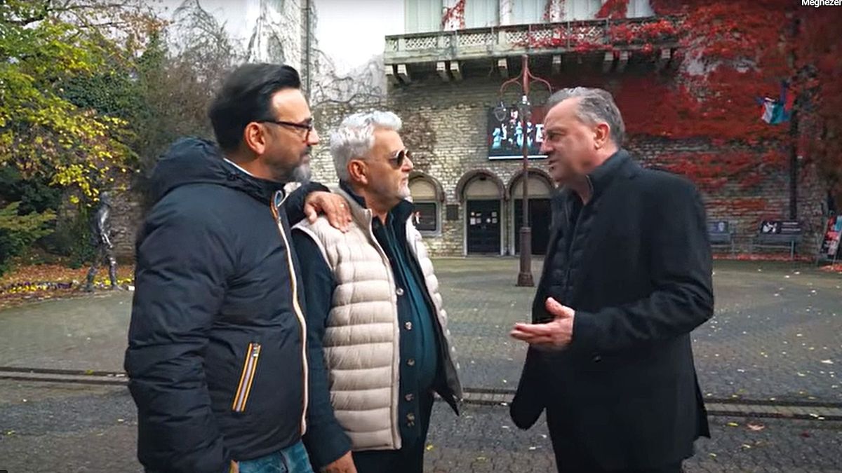 Gianni és Miki veszprémi kalandja, a Petőfi Színház színpadán beszélgettek Oberfrank Pállal (+videó)