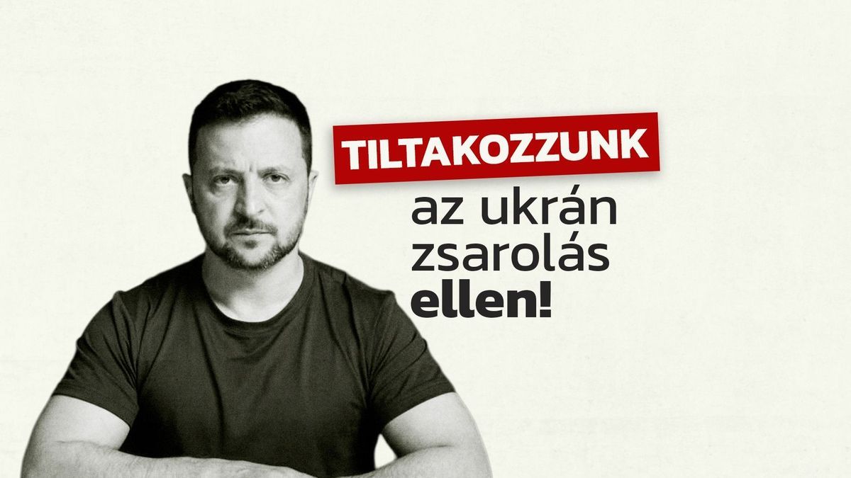 Demonstrációt tartanak Budapesten az ukrán nagykövetség előtt – kövesse nálunk élőben