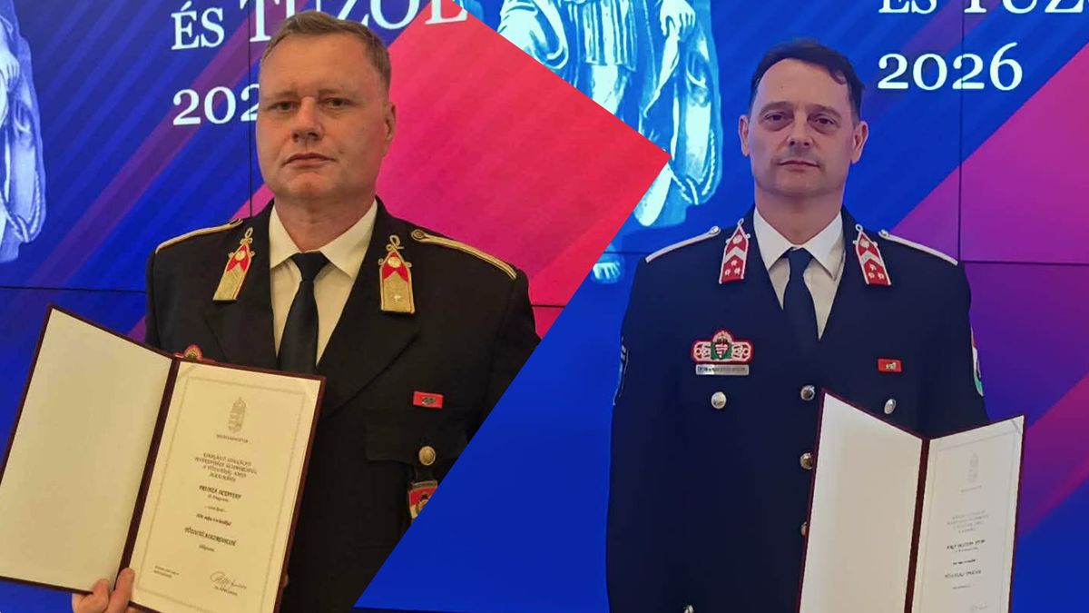 Vármegyei tűzoltókat is díjaztak a rendőr- és tűzoltónap alkalmából