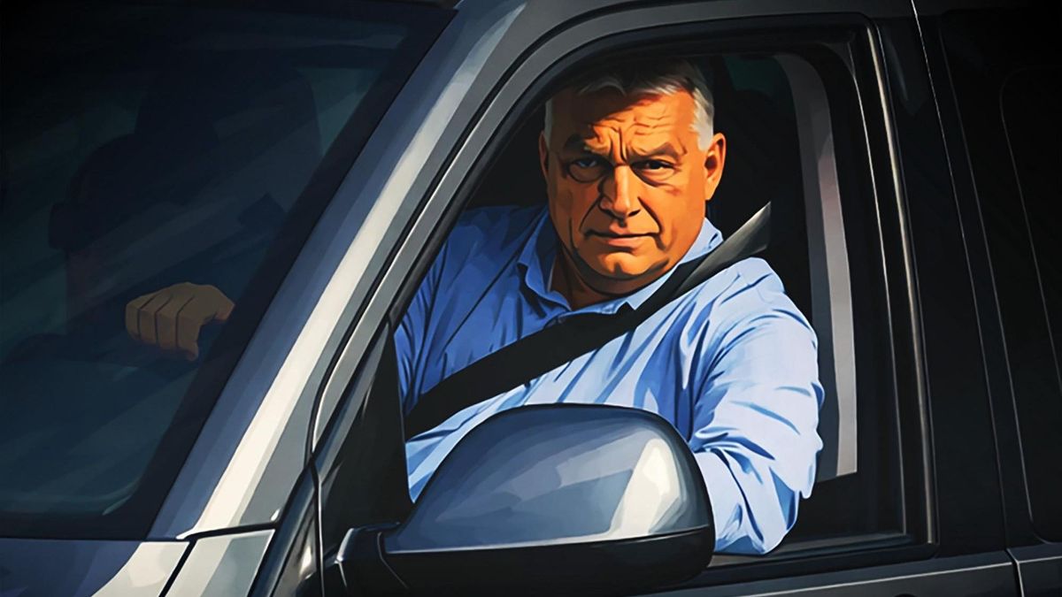 Autóban énekelte a kampánydalt Orbán Viktor (videó)
