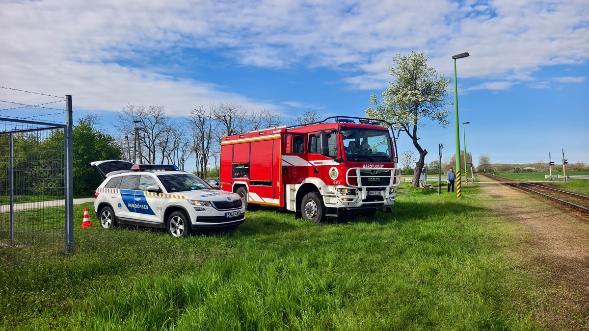 Helyszíni fotókon a reggeli vonatgázolás