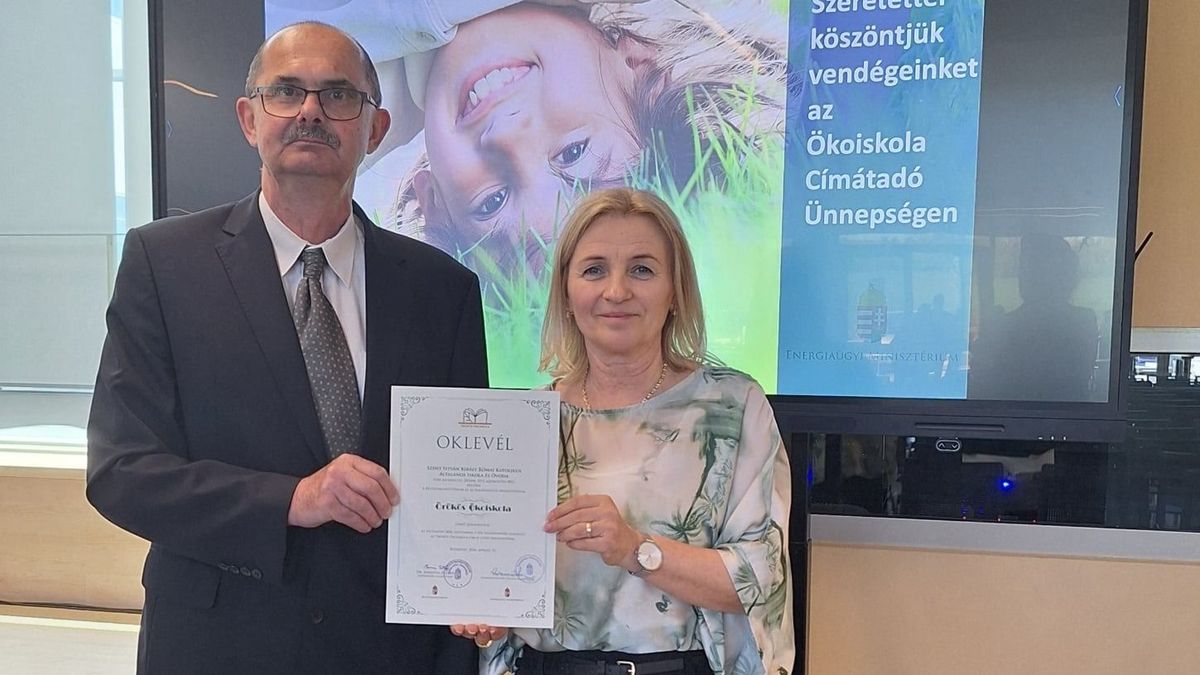 Örökös ökoiskola lett az ajkai katolikus intézmény