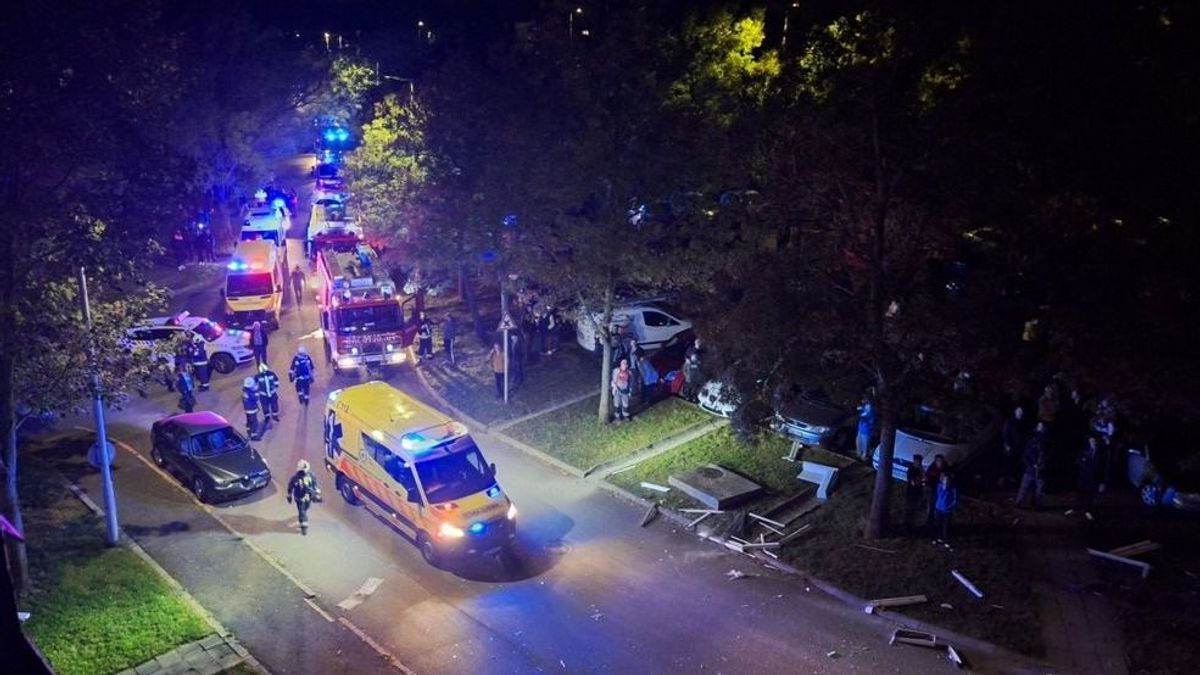 Robbanást okozott egy ittas férfi Tapolcán, a ház lakóit ki kellett menekíteni