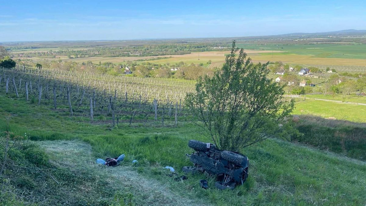 Súlyos quadbaleset történt a Somlón (+helyszíni fotók)