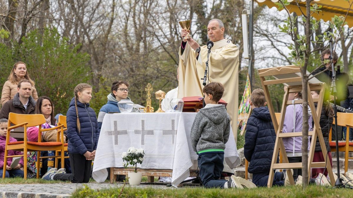Udvardy György érsek mutatott be szentmisét az Isteni Irgalmasság vasárnapján