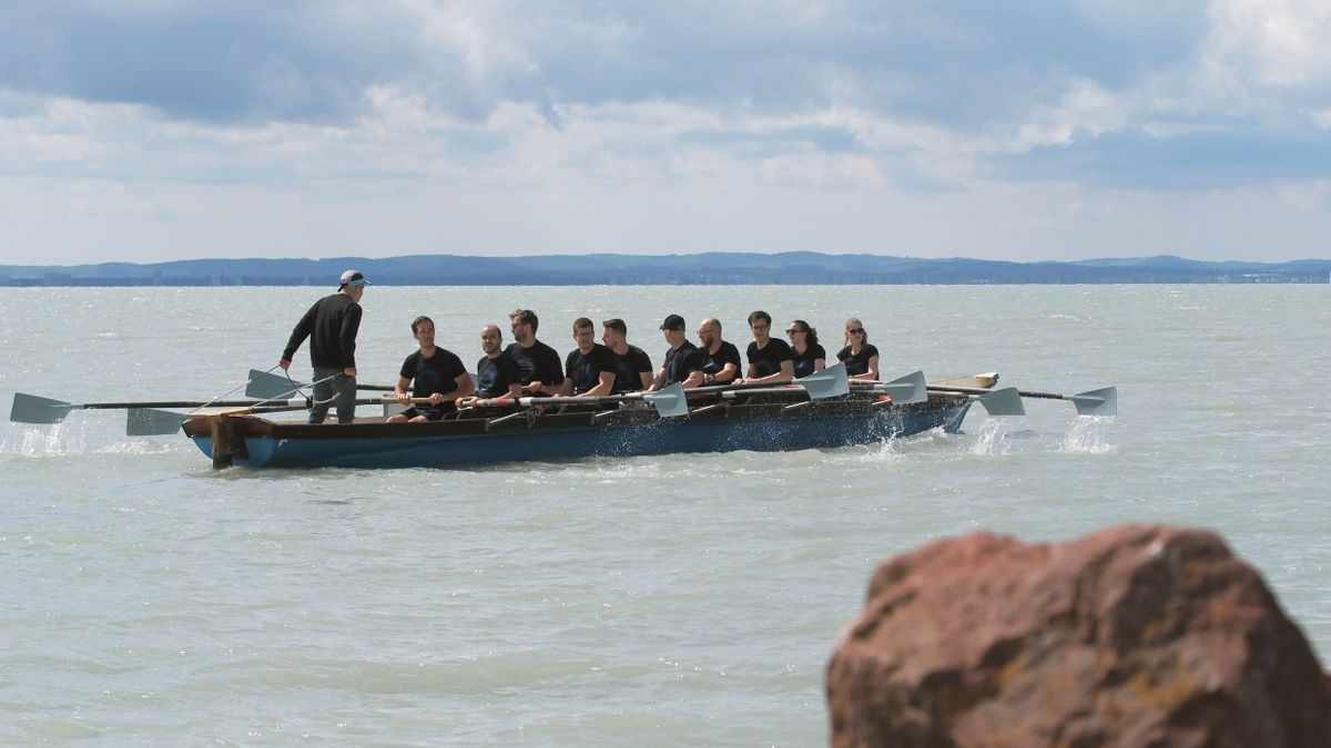 A Balaton vízszintje stagnál, hőmérséklete fokozatosan emelkedik