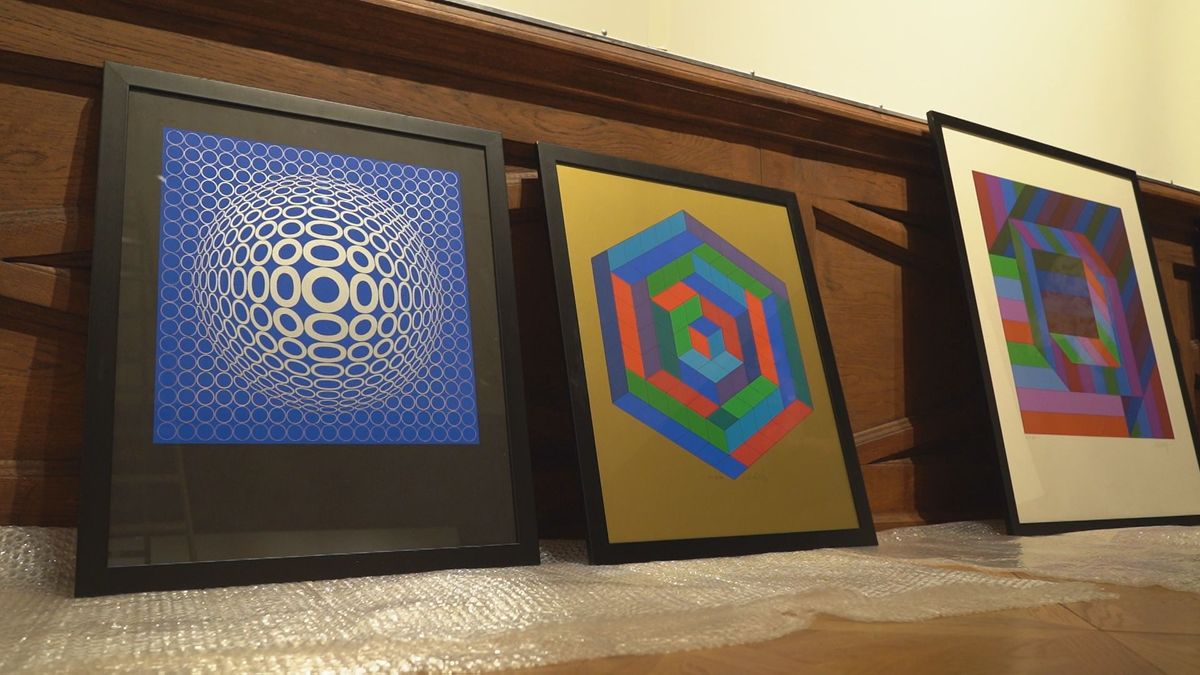 Ikonikus Vasarely-alkotások érkeznek a kastélyba