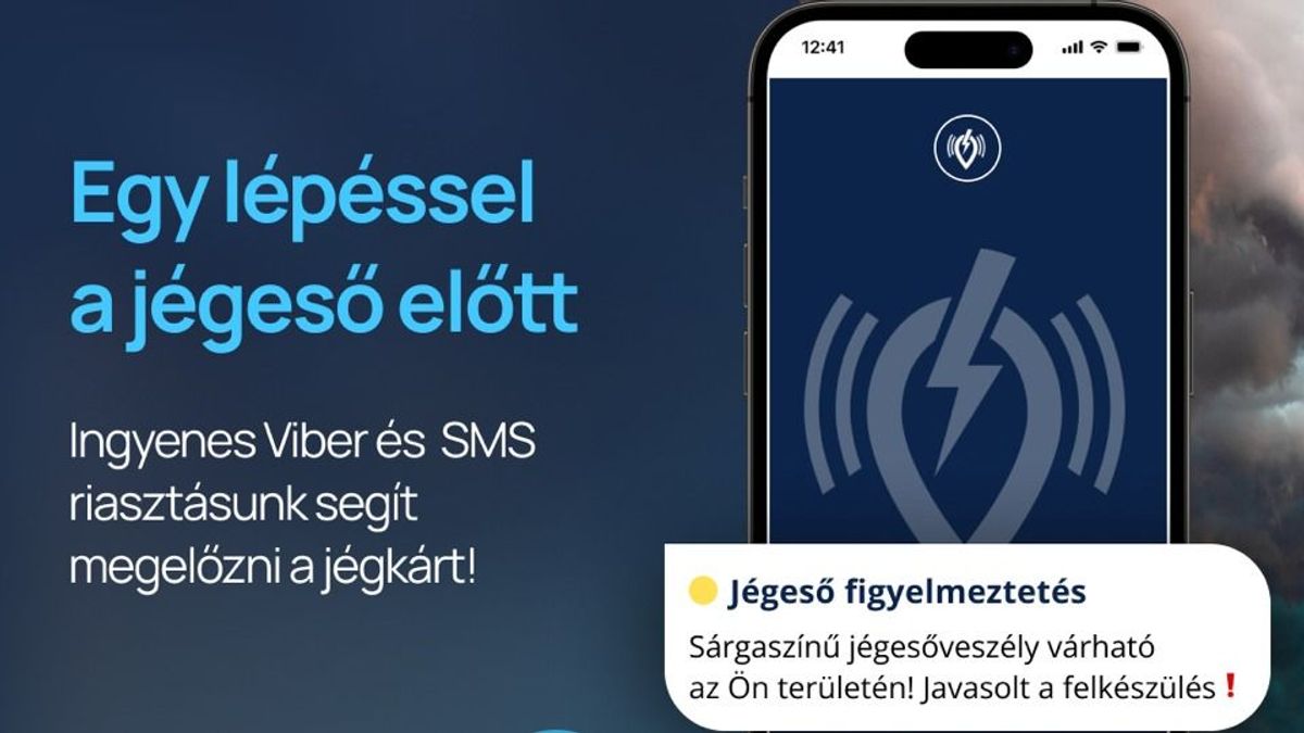 Új szolgáltatás segíthet megelőzni a jégeső okozta károkat