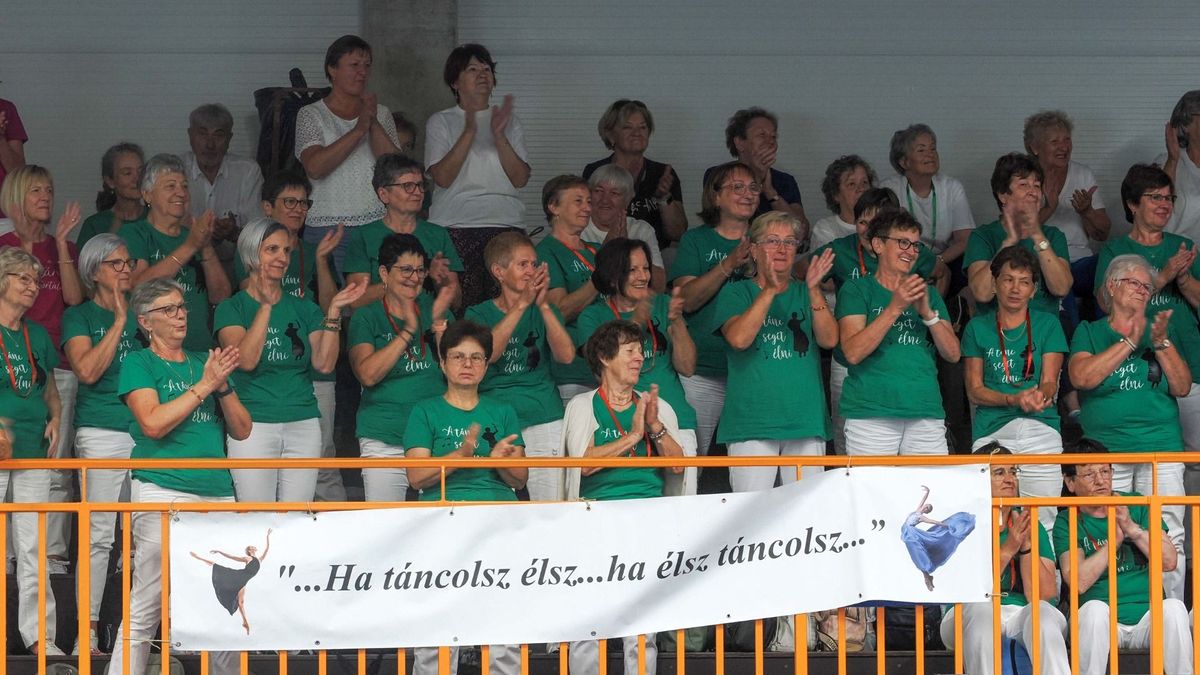 Országos találkozóra gyűltek össze az örömtáncosok Veszprémben +fotók