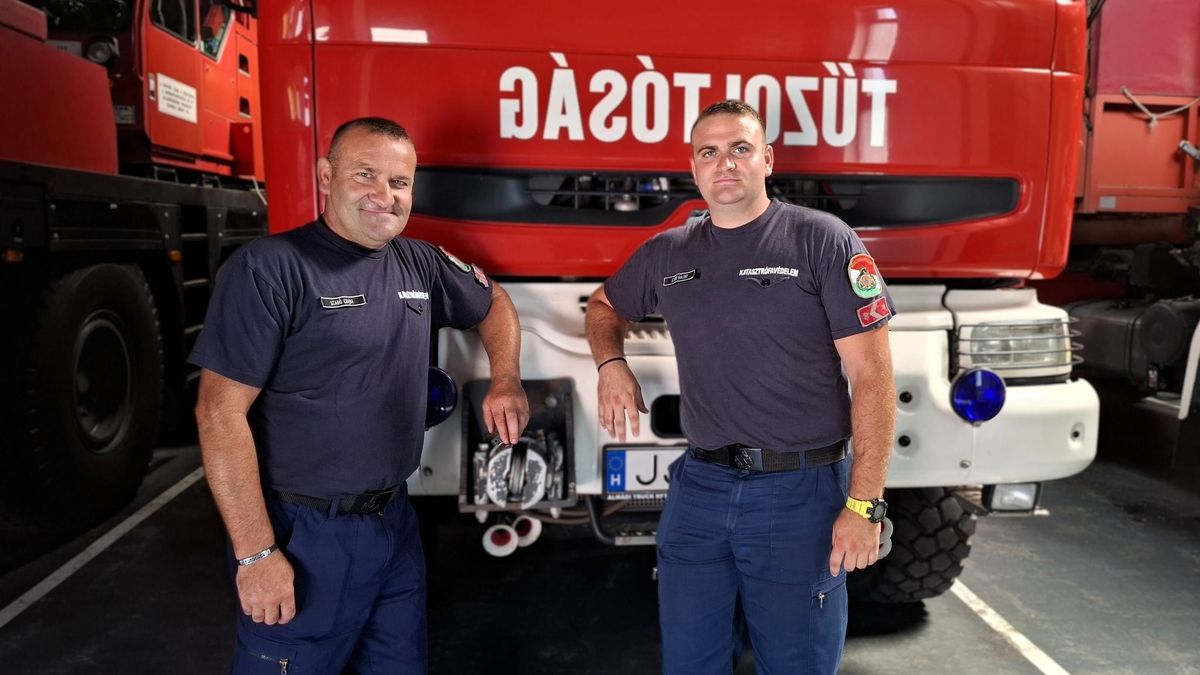 A veszprémi tűzoltóknál a staféta is öröklődik – megható családi fotókat osztott meg a katasztrófavédelem