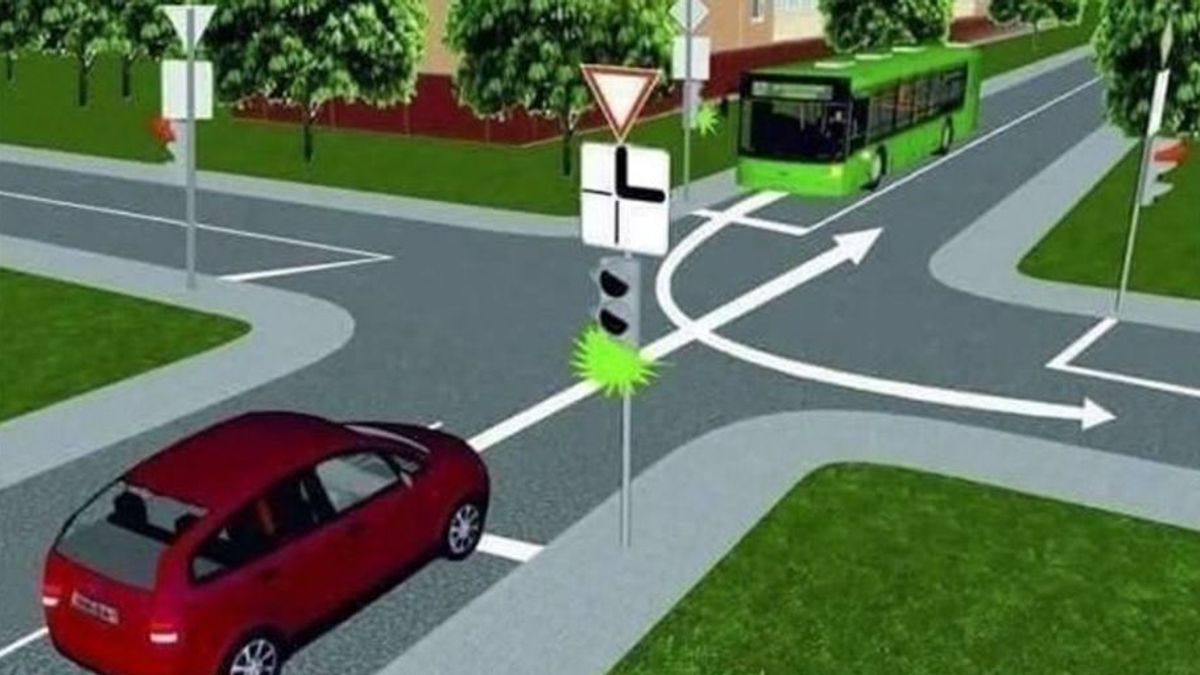 Sok autóst elbizonytalanít ez a KRESZ-teszt: ki indulhat útjára a kereszteződésben?