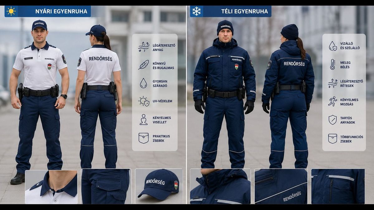 Így nézhetnek ki hamarosan a Veszprém megyei rendőrök?