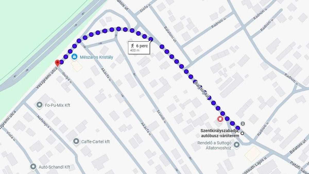 Forgalmi változás jön szerdán, egy napra áthelyezik a buszmegállót